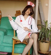 cosplay crossdress crossdresser crossdressing femboy sissy trap nurse uniform costume