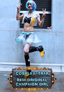 crossdress crossdresser crossdressing femboy sissy trap cd ts cdts lewd porn hentai cosplay Re:Zero Rem Campaign