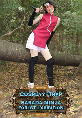 crossdress crossdresser crossdressing femboy sissy trap cd ts cdts lewd porn hentai cosplay anal porn naruto boruto sarada outdoor forest anime
