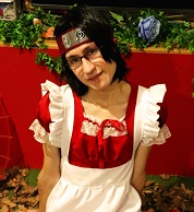 crossdress crossdresser crossdressing femboy sissy trap lewd cosplay anal porn naruto boruto sarada maid costume uniform